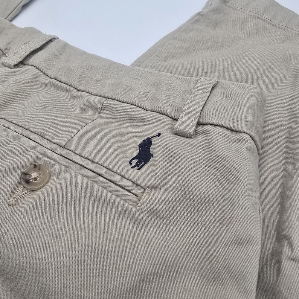 Polo Ralph Lauren Chino Pants‎ Boys Size 12 Khaki Preppy Uniform Classic